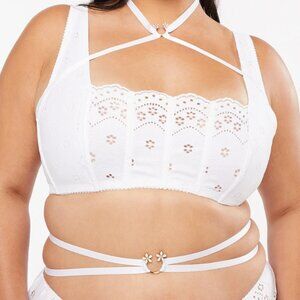 Savage X Fenty PLUS NWT Attitude Adjustment Body Harness Daisy Detail Plus 1X-3X